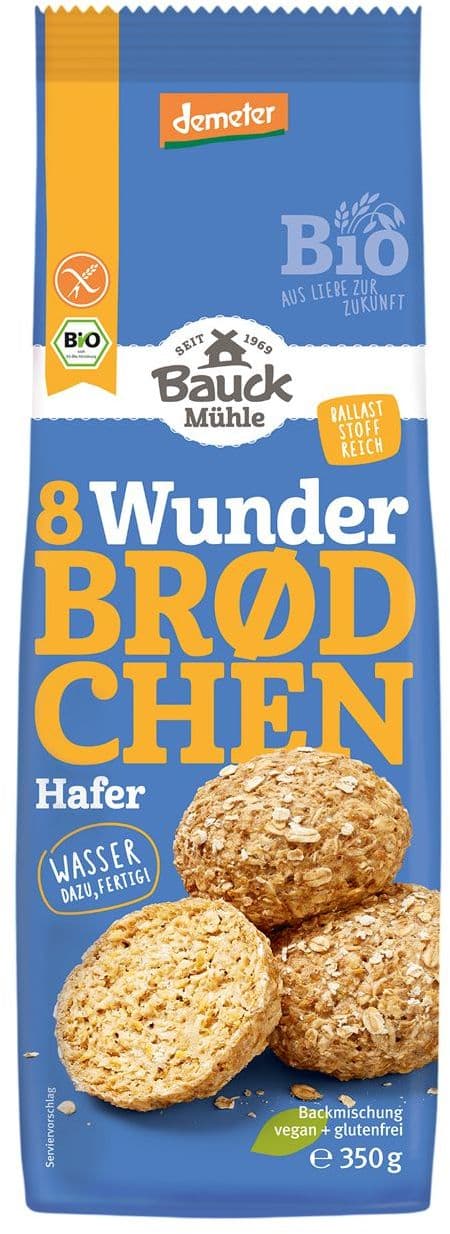 BAUCK MÜHLE Bio Demeter Wunderbrötchen