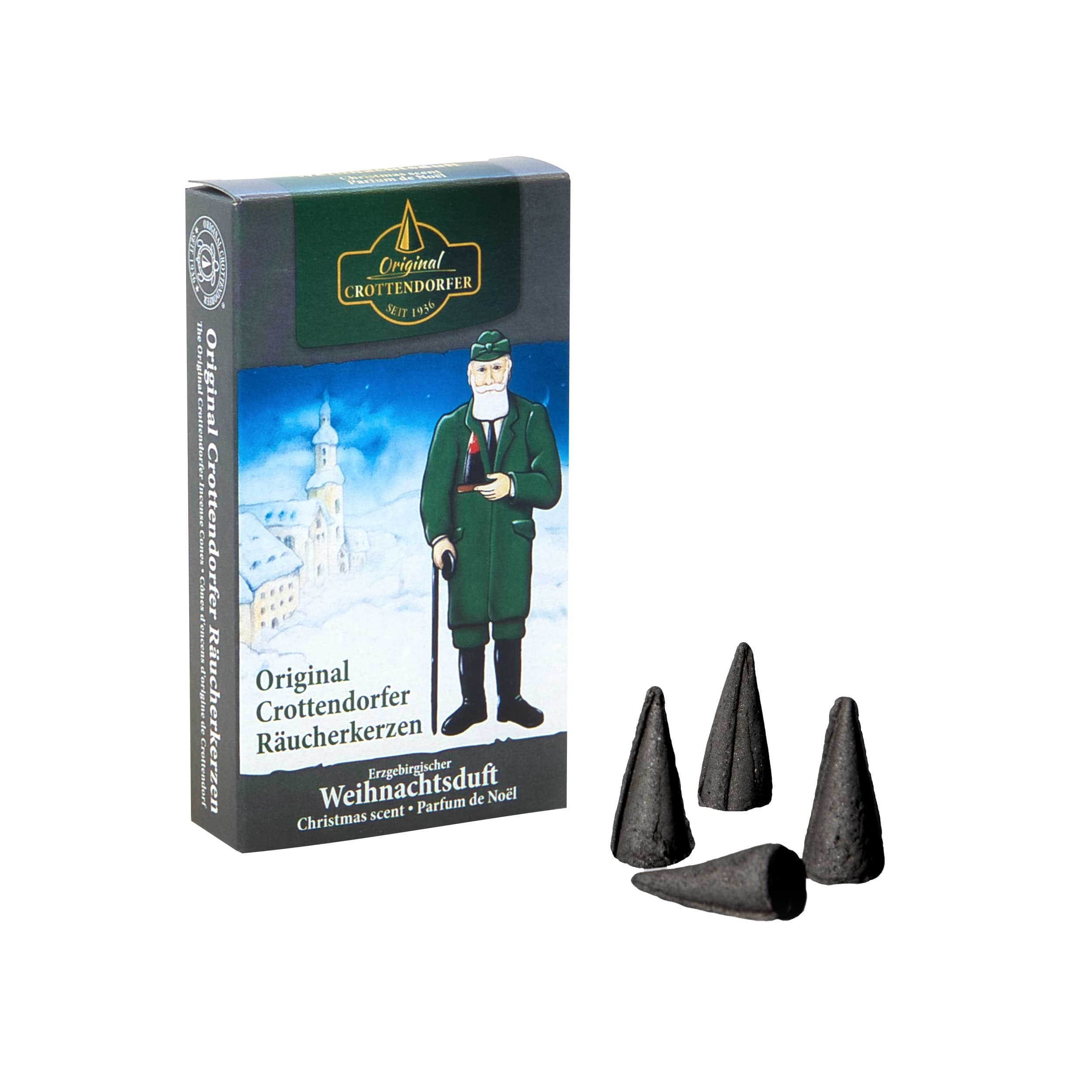ORIGINAL CROTTENDORFER Räucherkerzen Erzgebirgischer Weihnachtsduft