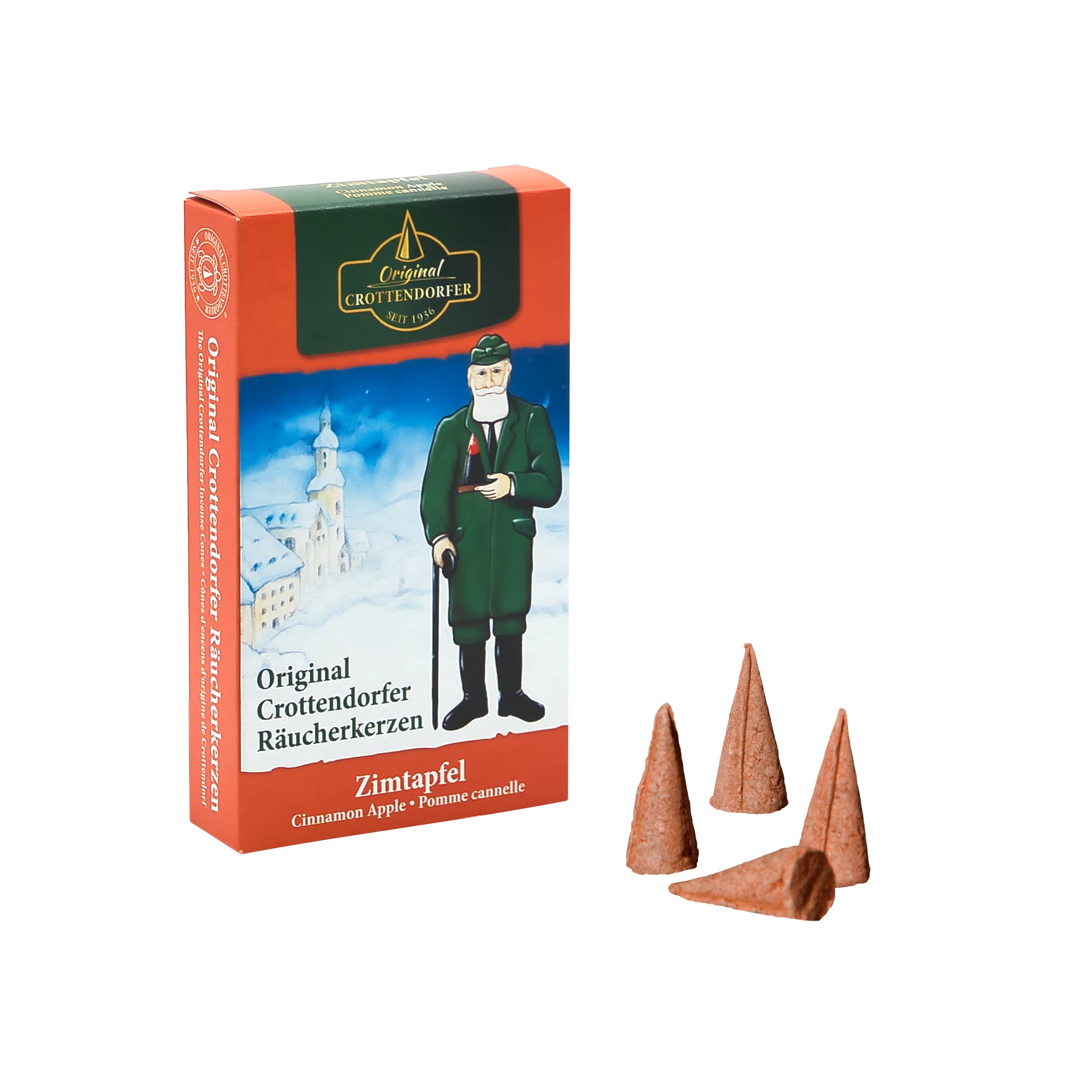 ORIGINAL CROTTENDORFER Räucherkerzen Zimtapfel
