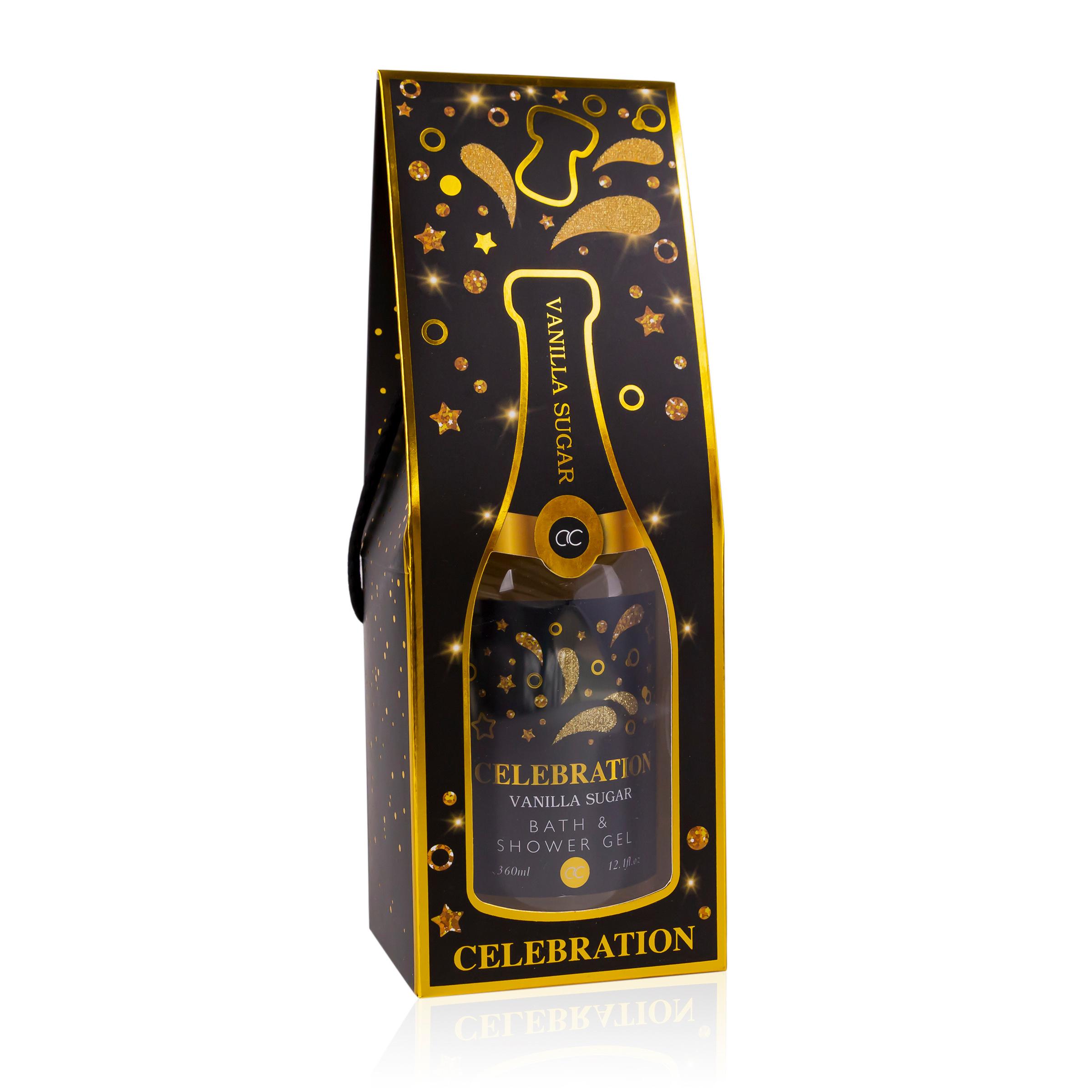 Accentra Celebration in Champagnerflaschenoptik Geschenkpackung