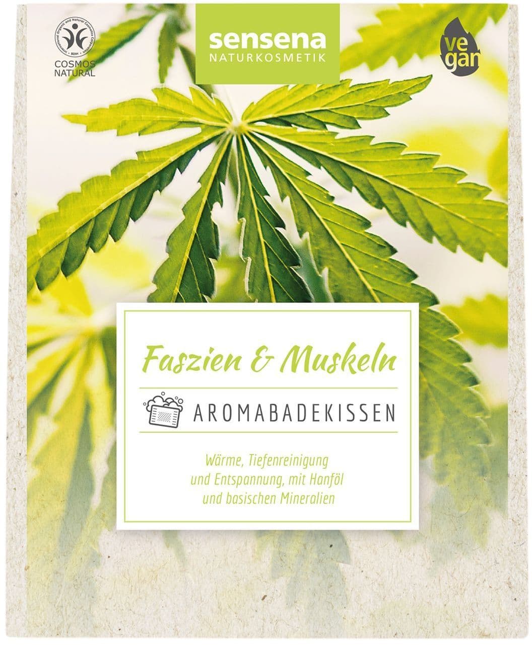 sensena NATURKOSMETIK Aromabadekissen Faszien & Muskeln