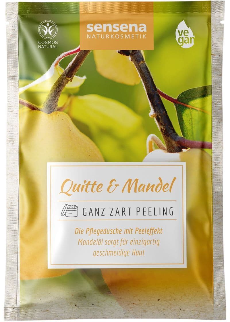 sensena NATURKOSMETIK Ganz Zart Peeling - Quitte & Mandel