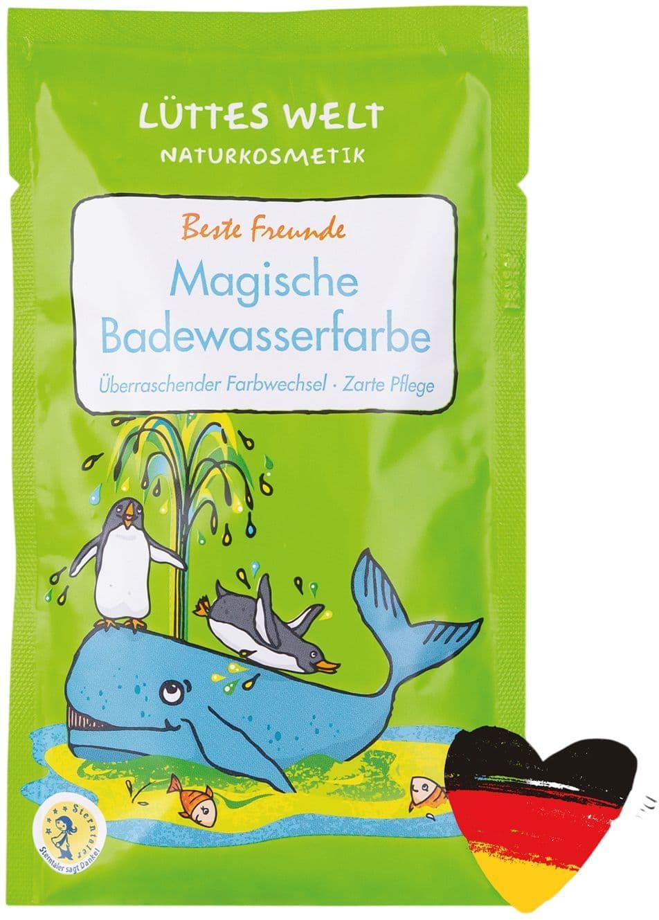 LÜTTES WELT NATURKOSMETIK Beste Freunde Magische Badewasserfarbe