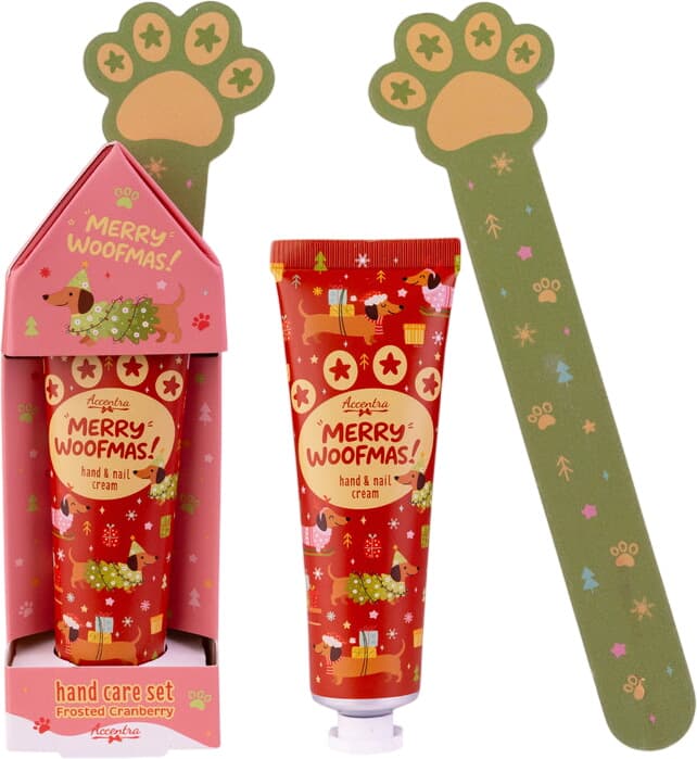 Accentra Handpflegeset Merry Woofmas Geschenkpackung
