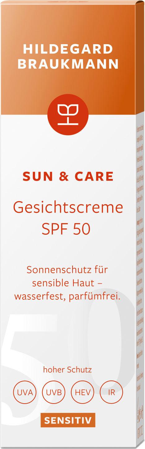 Produktbild HILDEGARD BRAUKMANN SUN&CARE SENSITIV Gesichtscreme SPF 50 2 von 2