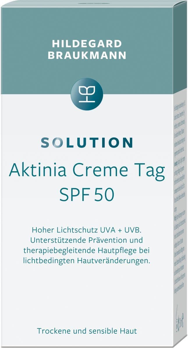 HILDEGARD BRAUKMANN SOLUTION Aktinia Creme Tag SPF 50