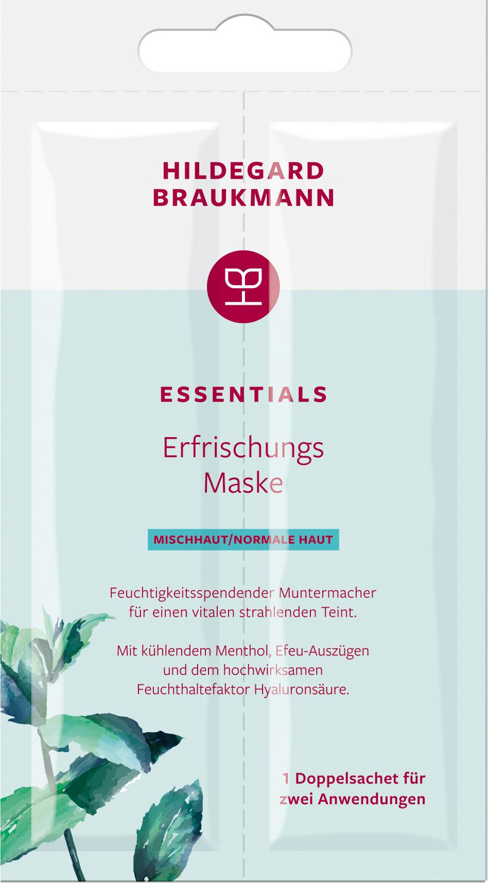 HILDEGARD BRAUKMANN ESSENTIALS Erfrischungs Maske