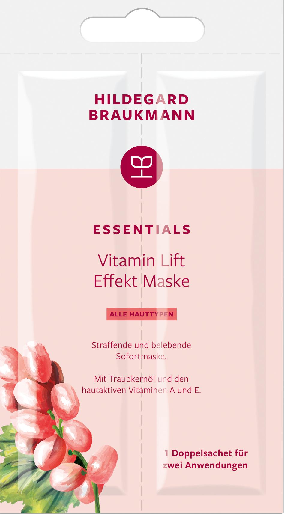 HILDEGARD BRAUKMANN ESSENTIALS Vitamin Lift Effekt Maske