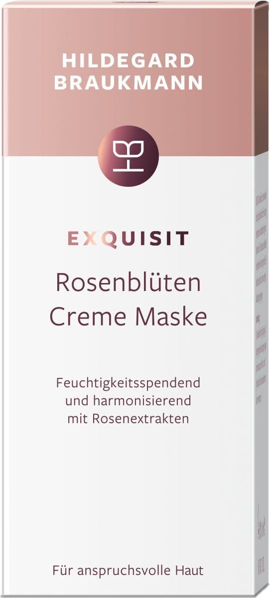 HILDEGARD BRAUKMANN EXQUISIT Rosenblüten Creme Maske