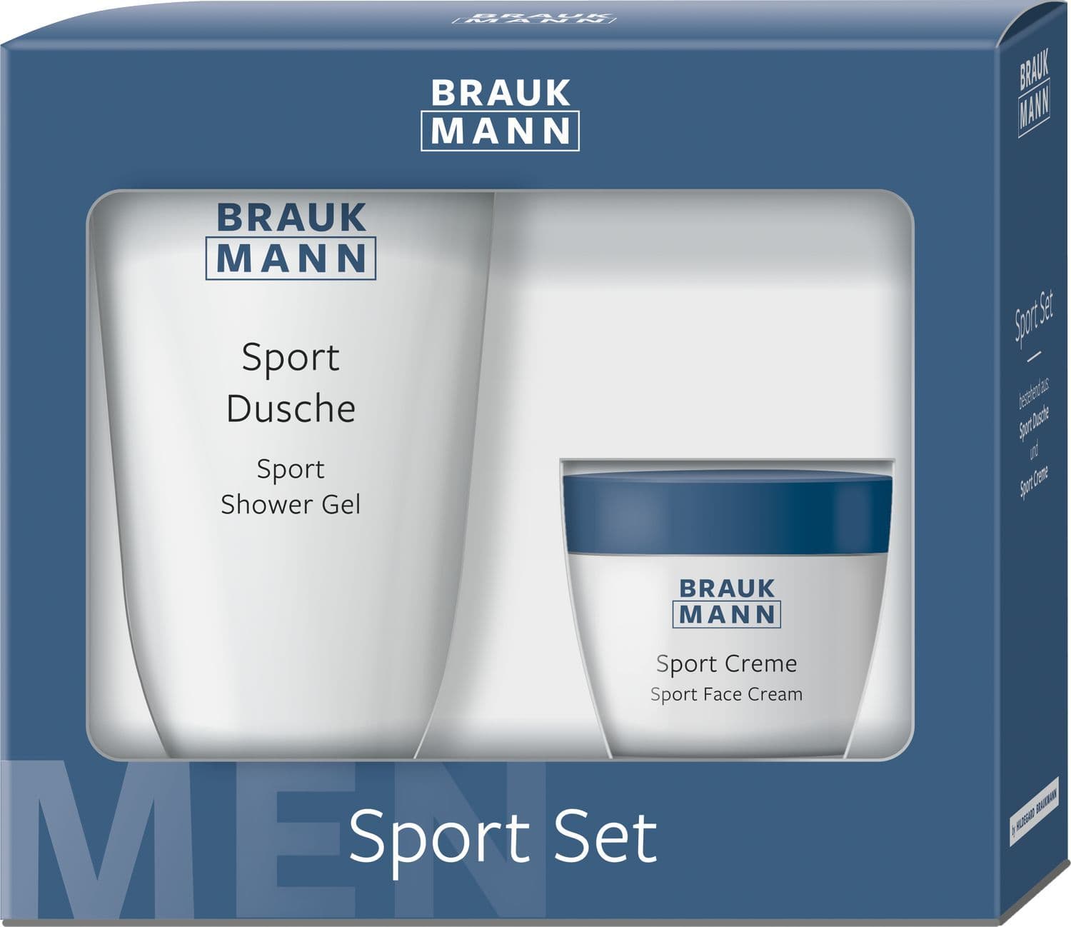 BRAUKMANN Sport Creme und Sport Duschgel Geschenkpackung