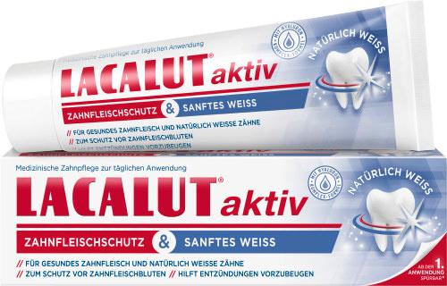 LACALUT Aktiv Zahnfleischschutz&Sanftes Weiss Zahncreme