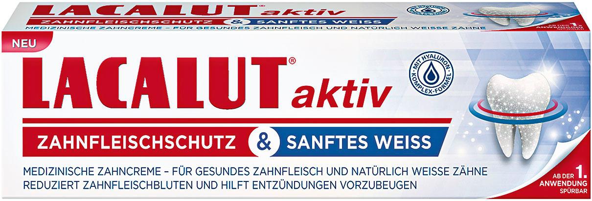 Produktbild LACALUT Aktiv Zahnfleischschutz&Sanftes Weiss Zahncreme 3 von 3