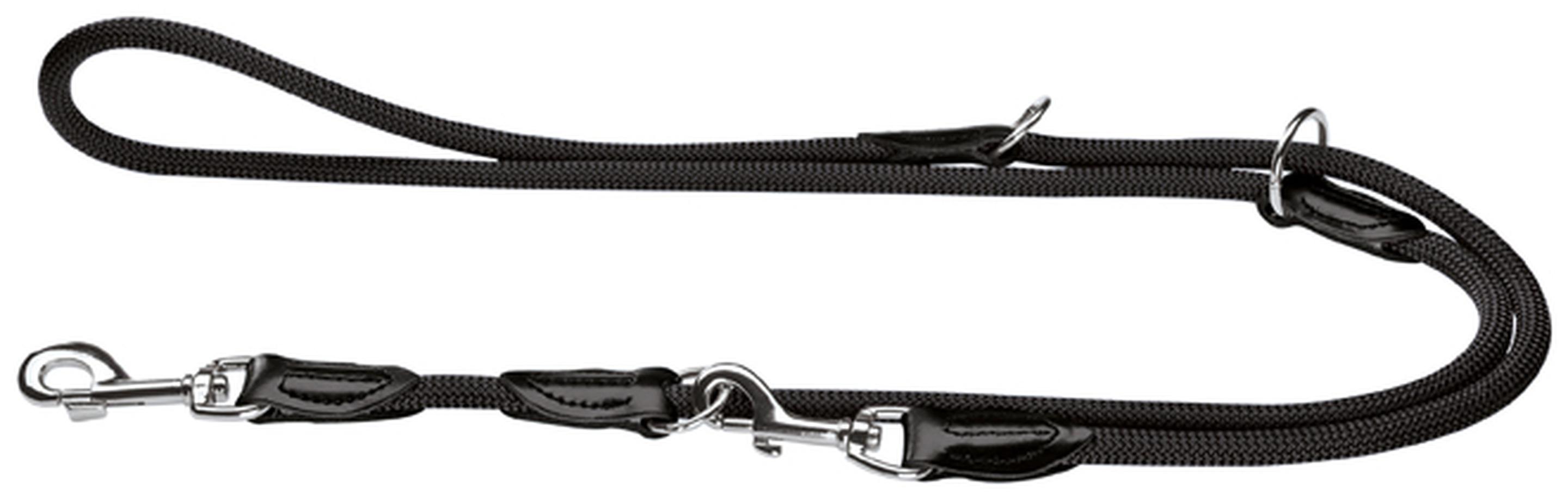Hunter Verstellbare Führleine Freestyle schwarz 10 mm/200 cm