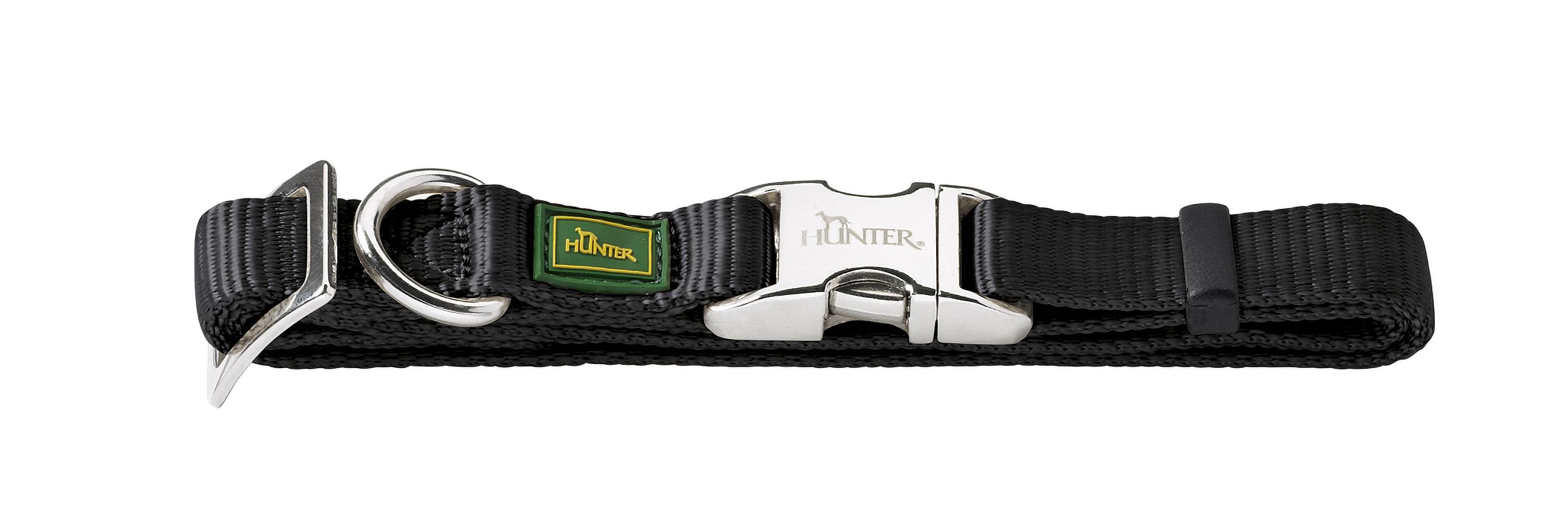 Hunter Hunde Halsband Alu-Strong 40-55/L schwarz