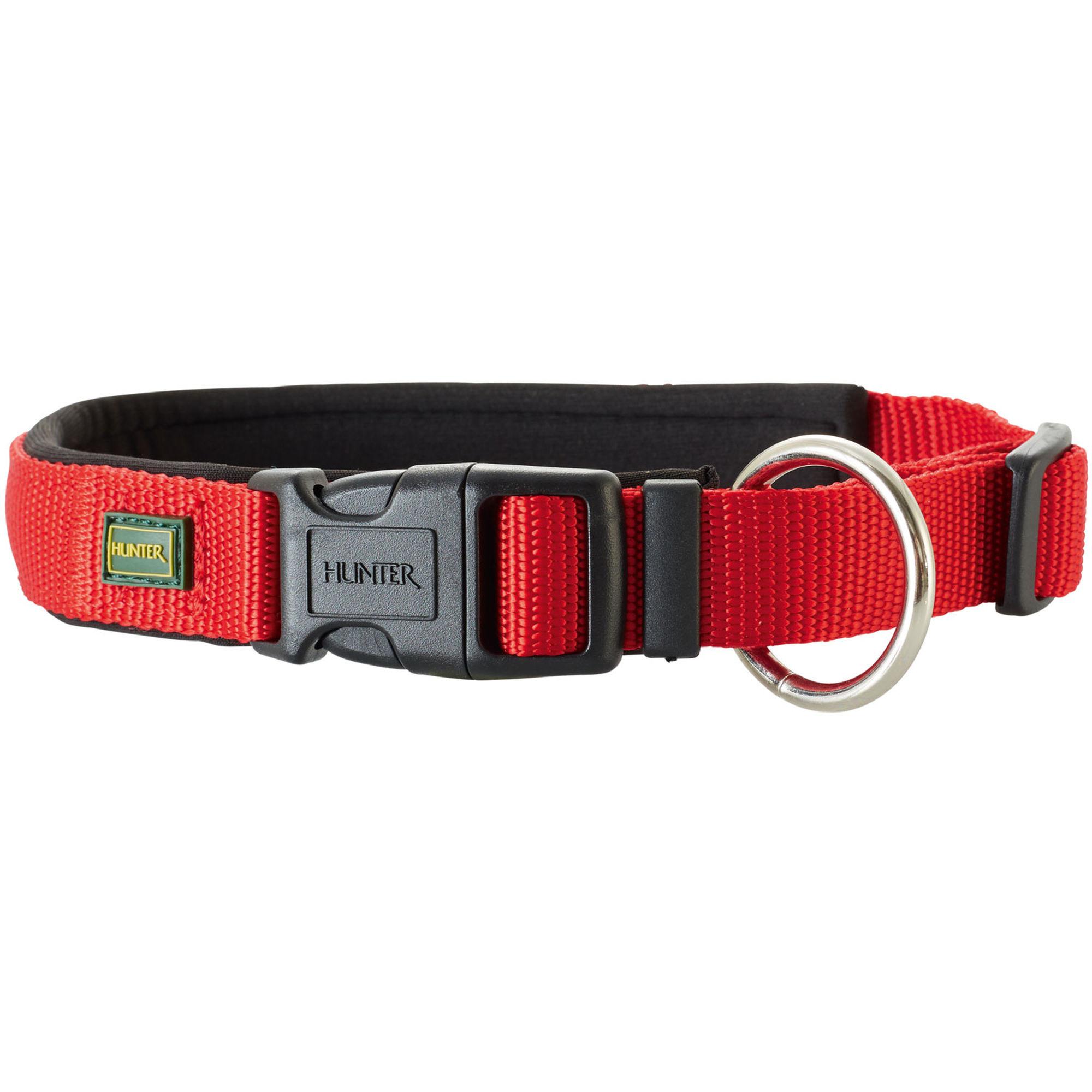 Hunter Halsband Neopren Rot/Schwarz 45/2,0