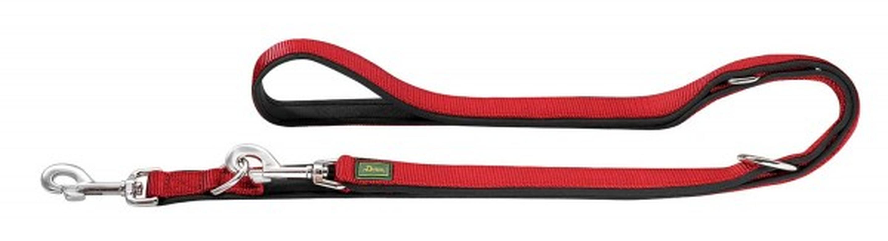 Hunter Verstellbare Führleine rot/schwarz 20/200