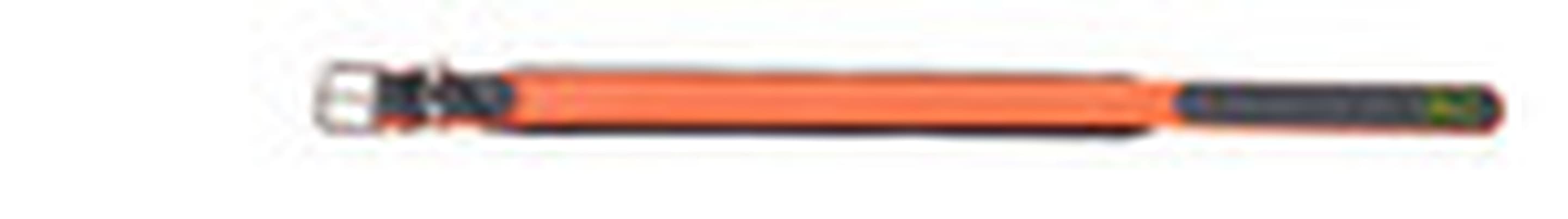 Hunter Hundehalsband Convenience Comfort, Farbe: neonorange, Größe: 65, Maße: 52 - 60 cm /2,5 cm