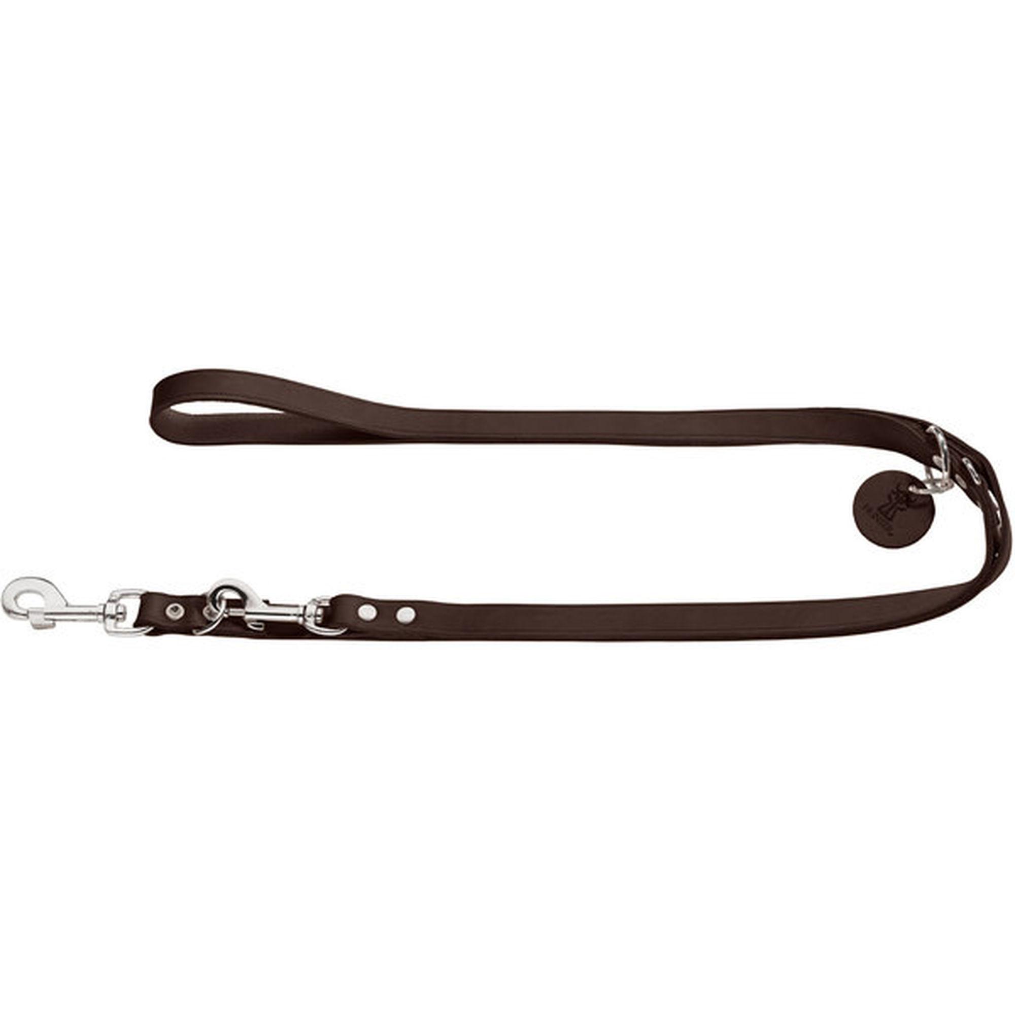 Hunter Verstellbare Führleine dunkelbraun 16 mm/200 cm