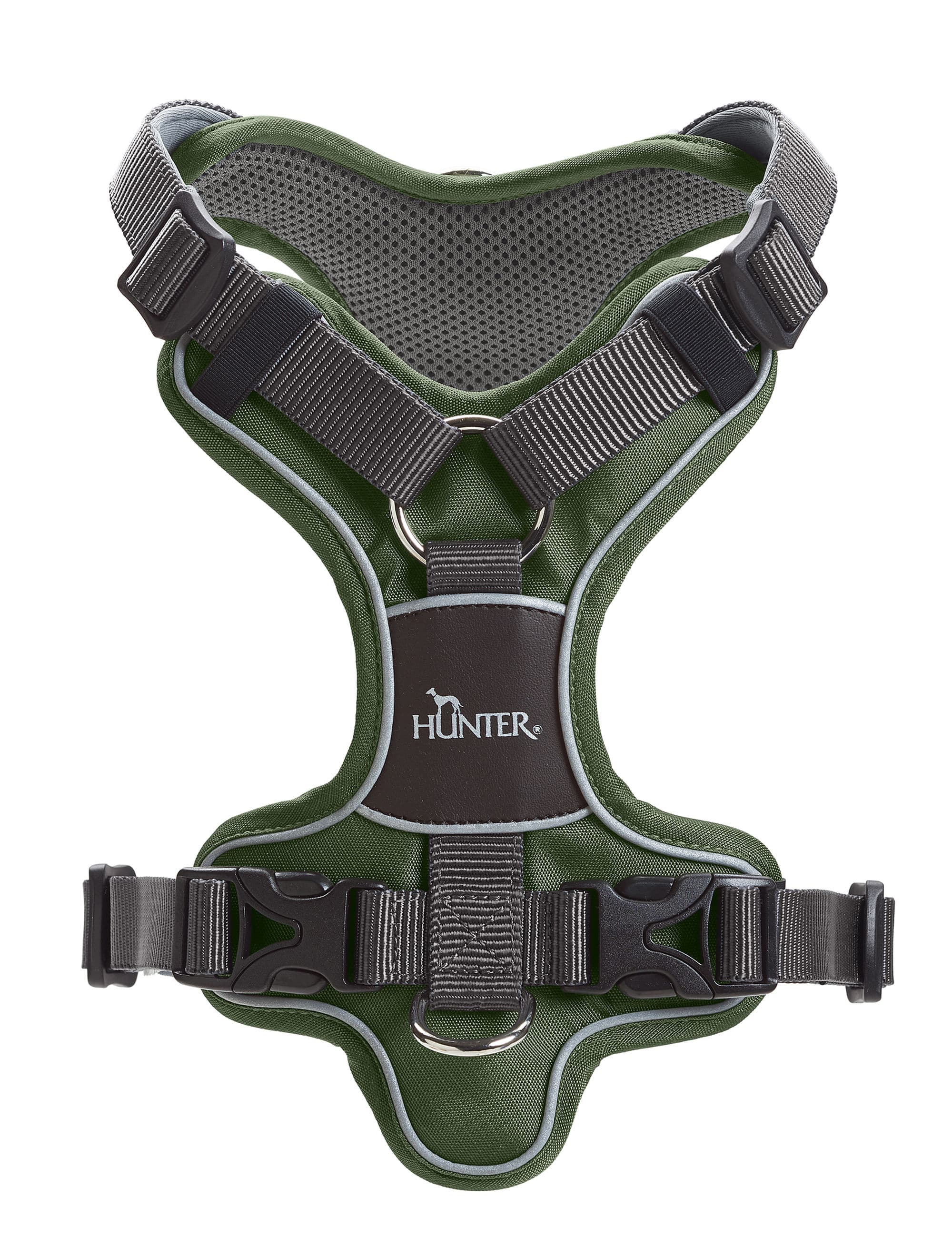 Hunter  Divo Geschirr XS  grün/grau