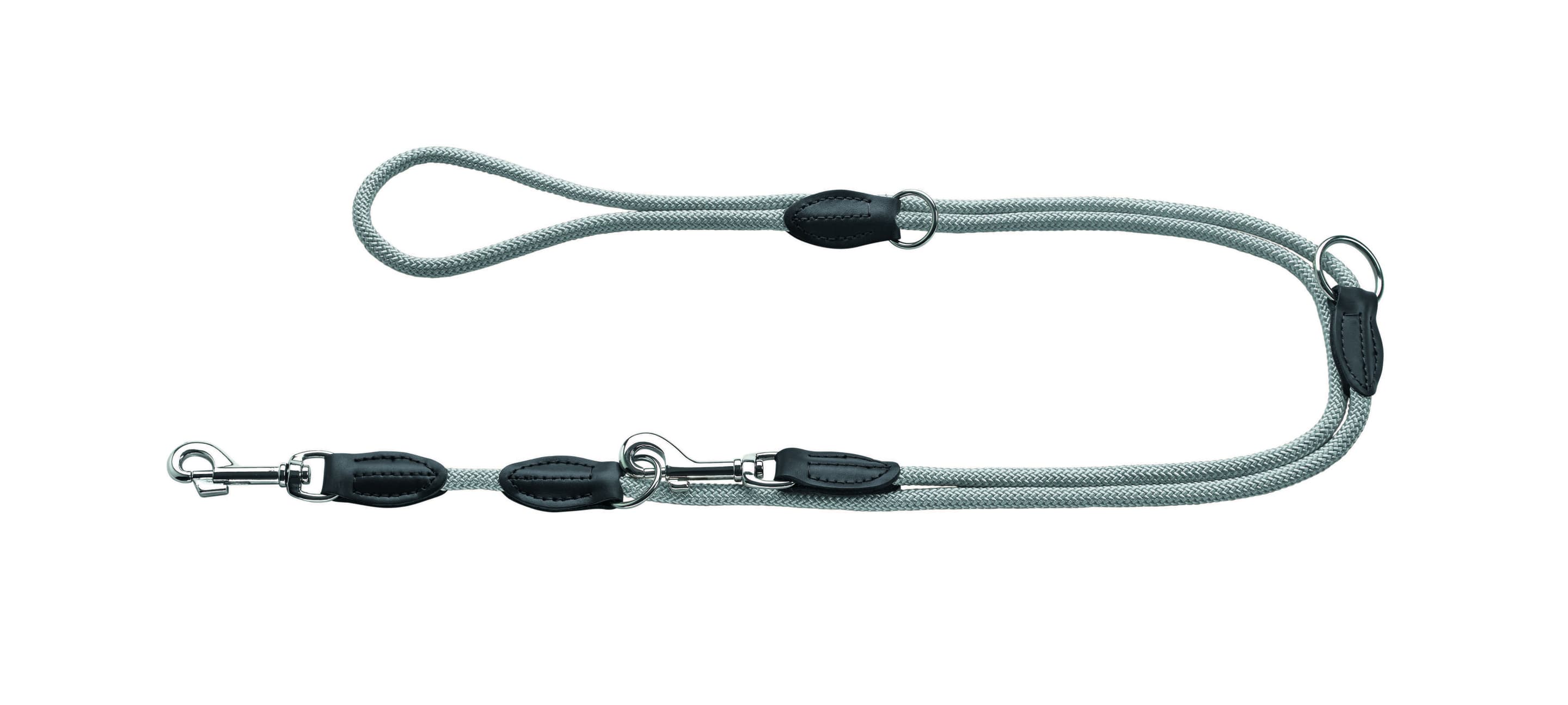 Hunter Verstellbare Führleine Eiby Freestyle grau 10/200 Tau