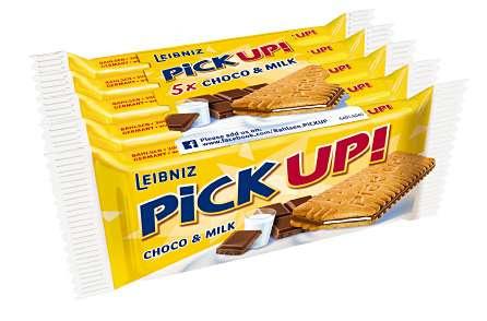 PiCK UP!  Riegel Schokolade und Milch