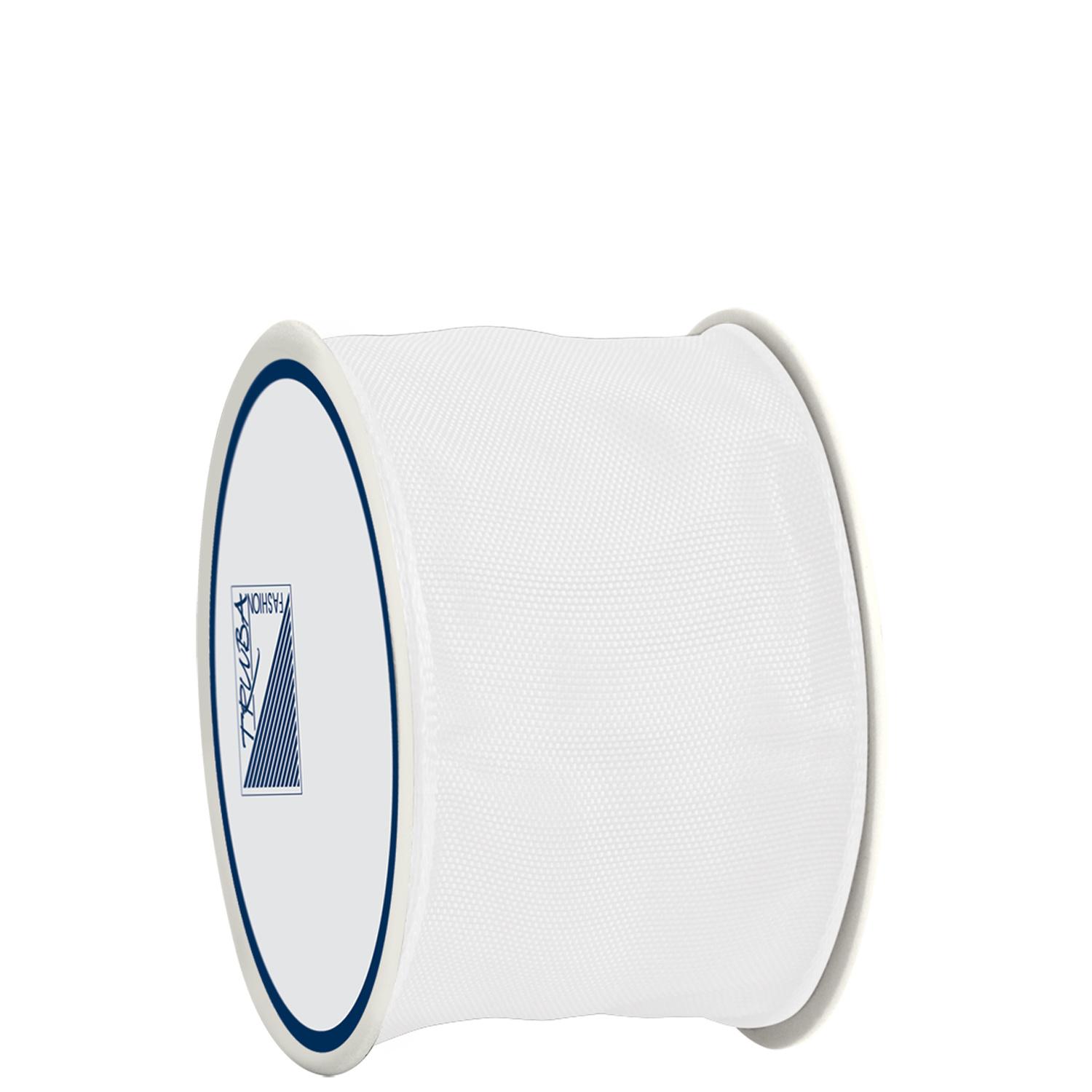 TRUBA Drahtkantenband auf Rolle 40mm x 3m weiss
