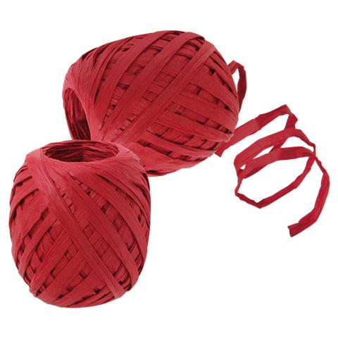 TRUBA GoGreen Raffia-Knäuel rot