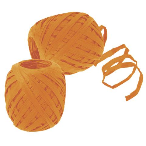 TRUBA GoGreen Raffia-Knäuel orange