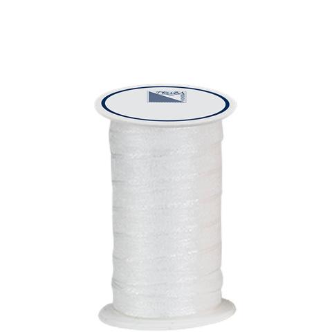 TRUBA Chiffonband mit Webkante 7mm x 5m weiss