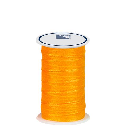 TRUBA Chiffonband mit Webkante 7mm x 5m gelb
