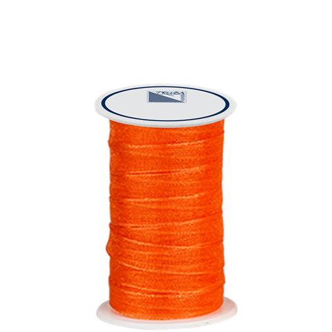 TRUBA Chiffonband mit Webkante 7mm x 5m orange