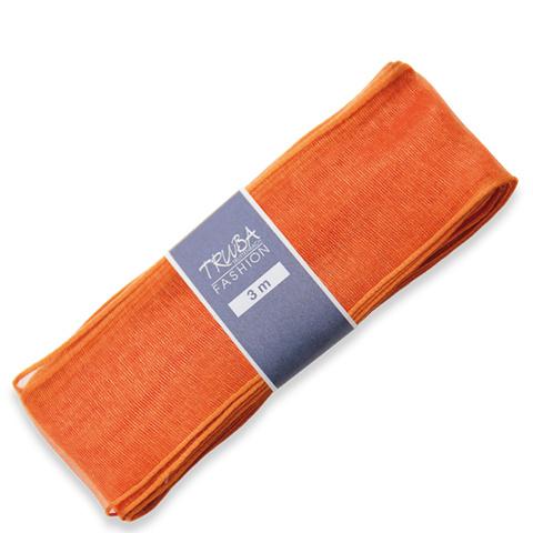 TRUBA Chiffonband mit Draht orange 25mm x 3m