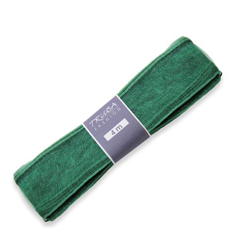 TRUBA Chiffonband mit Draht uni tannengrün