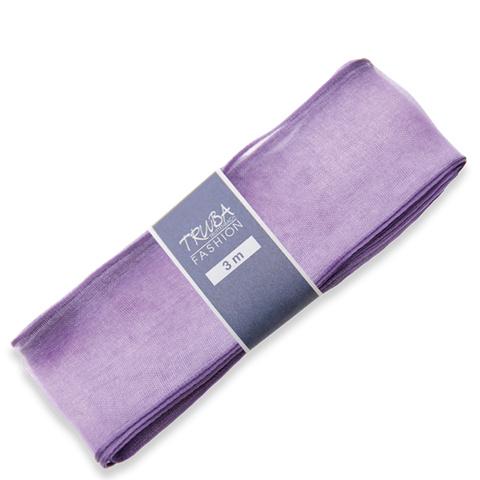 TRUBA Chiffonband mit Draht uni flieder