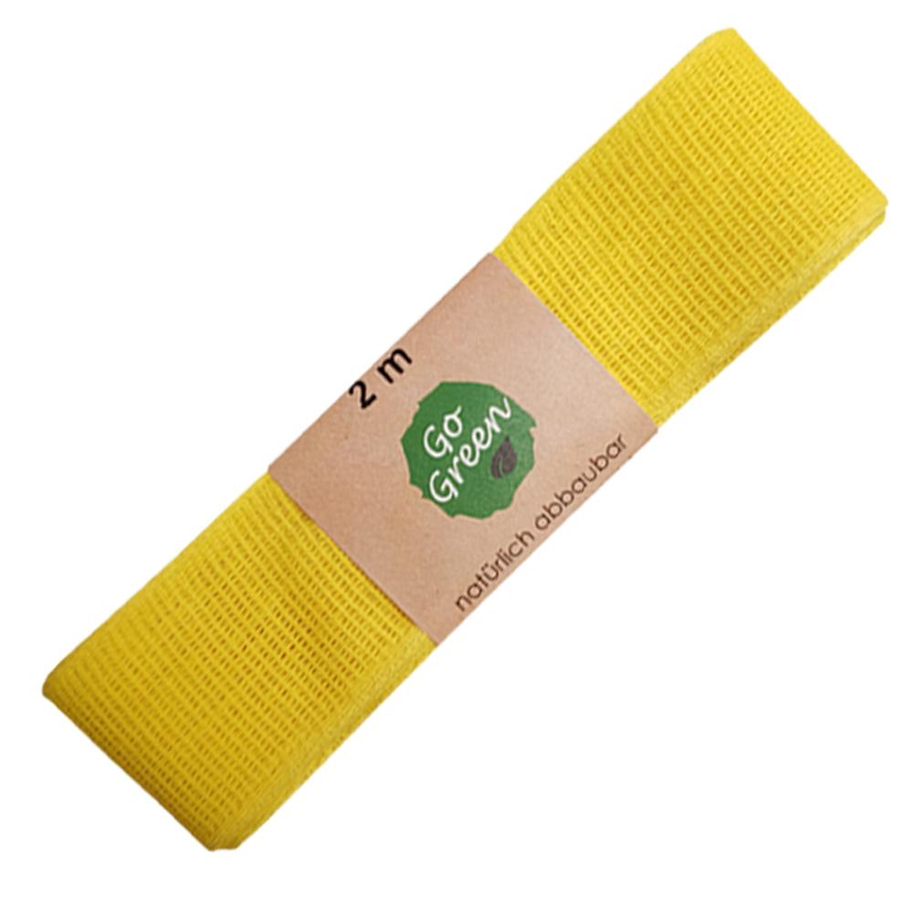TRUBA GoGreen Baumwollband gelb
