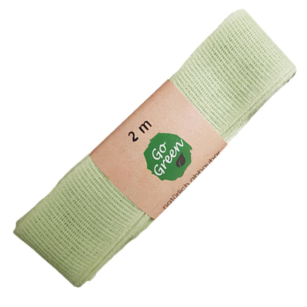 TRUBA GoGreen Baumwollband lindgrün