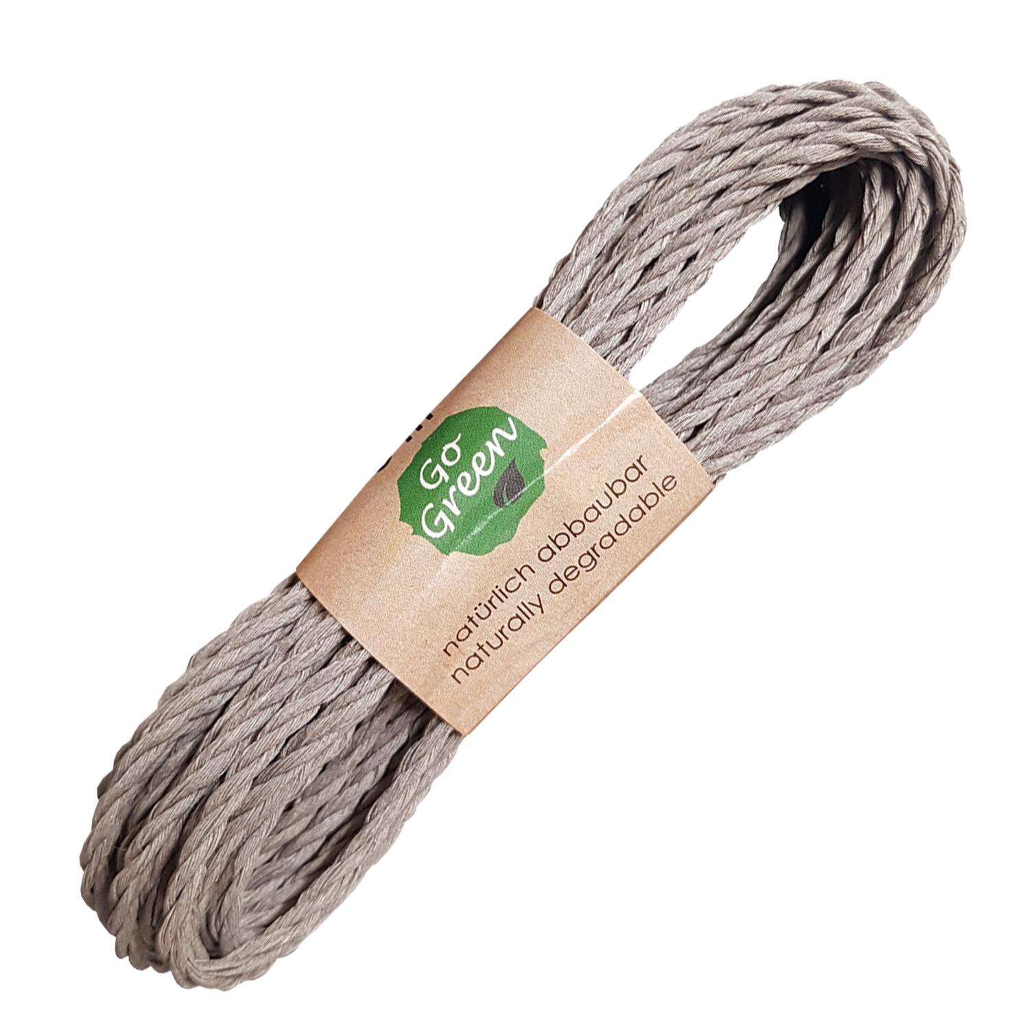 TRUBA GoGreen Baumwollkordel graubraun