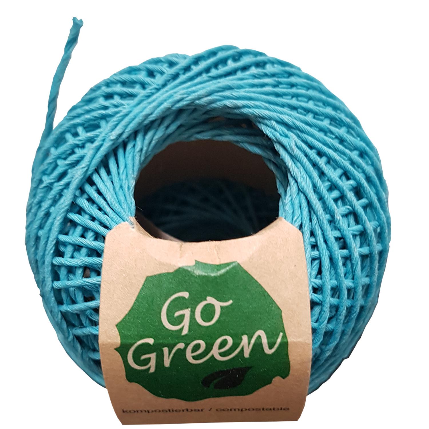 TRUBA GoGreen Cordonett Natur türkis