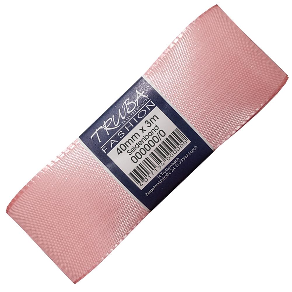 TRUBA Seidenband mit Webkante rosa 0404-4002-0003