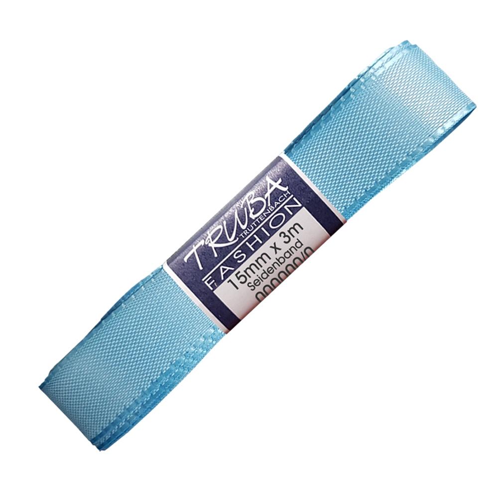 TRUBA Seidenband mit Webkante hellblau 0404-1529-0003