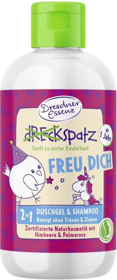 Dresdner Essenz Dreckspatz 2in1 Duschgel Freu dich