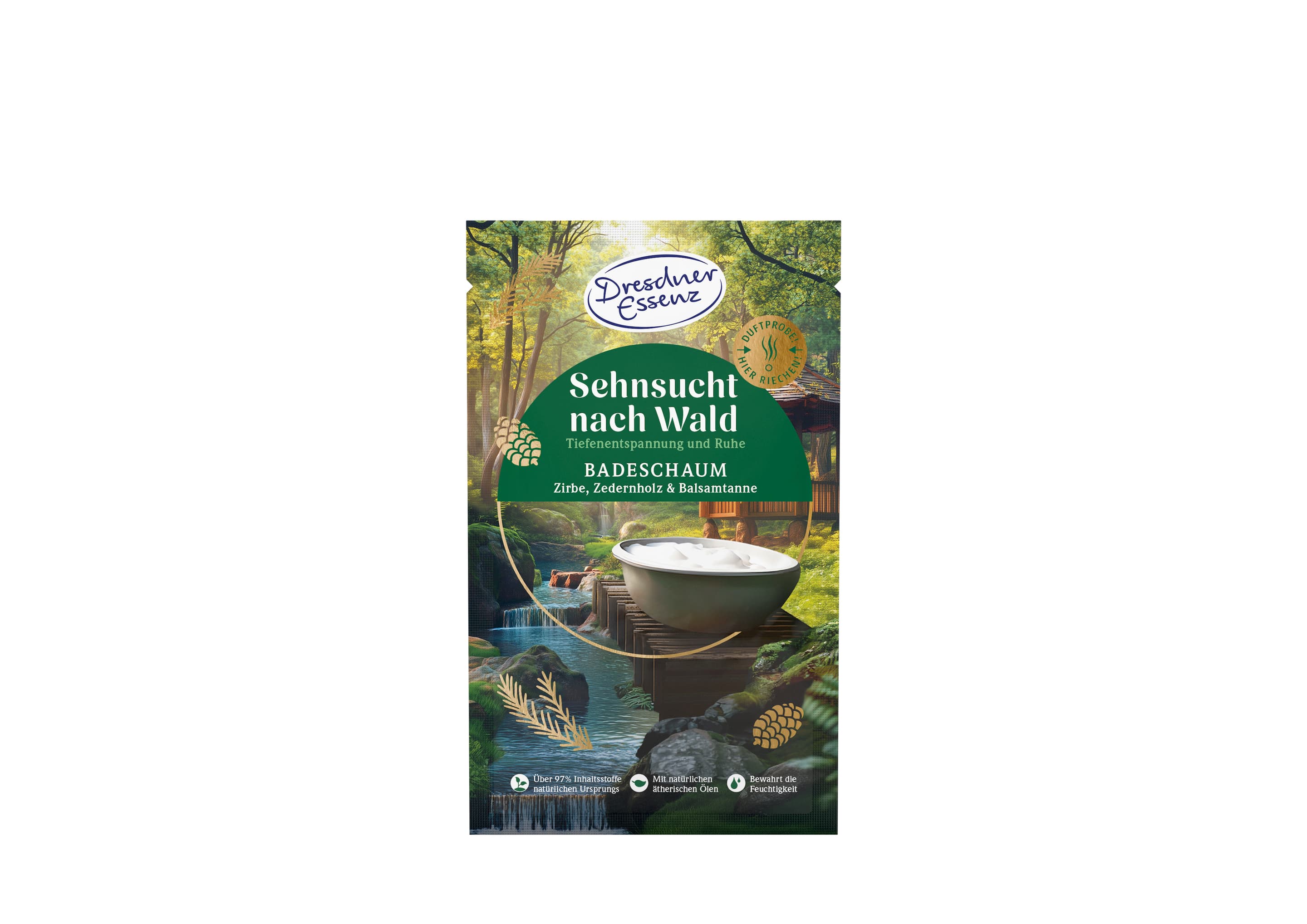 Dresdner Essenz Badeschaum Sehnsucht nach Wald