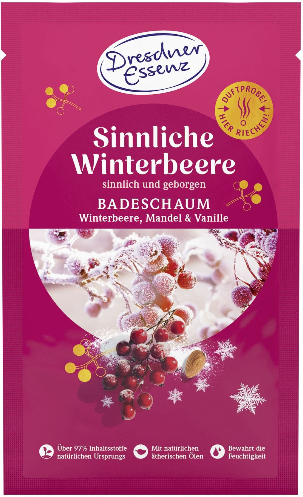 Dresdner Essenz Badeschaum Sinnliche Winterbeere