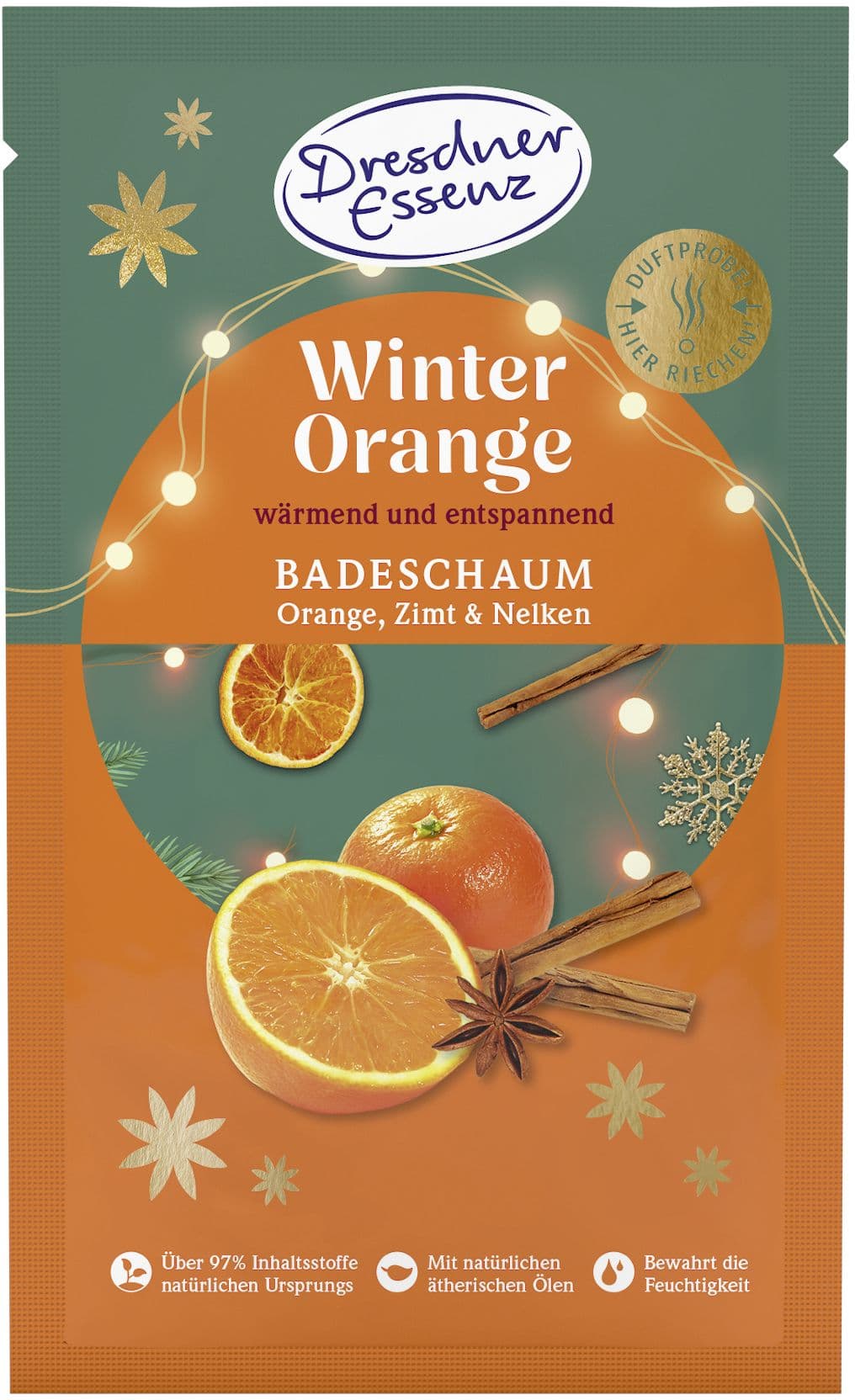 Dresdner Essenz Badeschaum Winter Orange