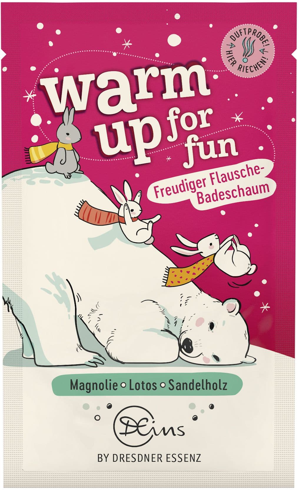 DEins Badeschaum Warm up for Fun!