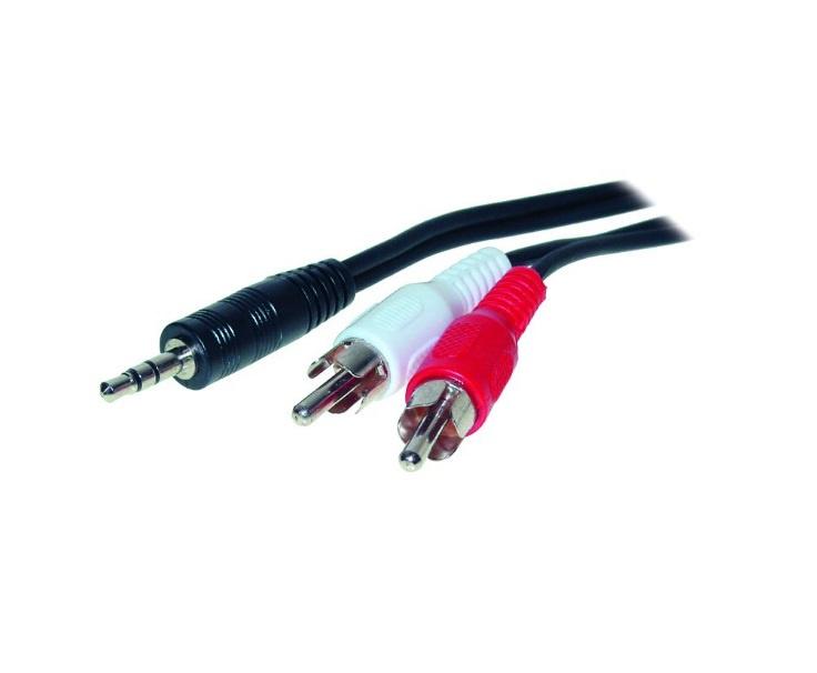 Seguin Klinkenstecker 3.5mm Stereo und 2 Chinchstecker  1,5m