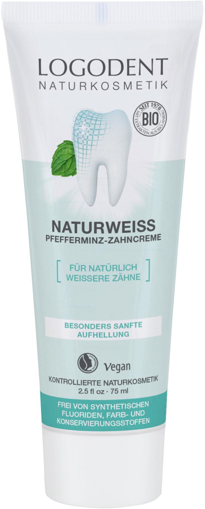 LOGODENT NATURWEISS Pfefferminz Zahncreme