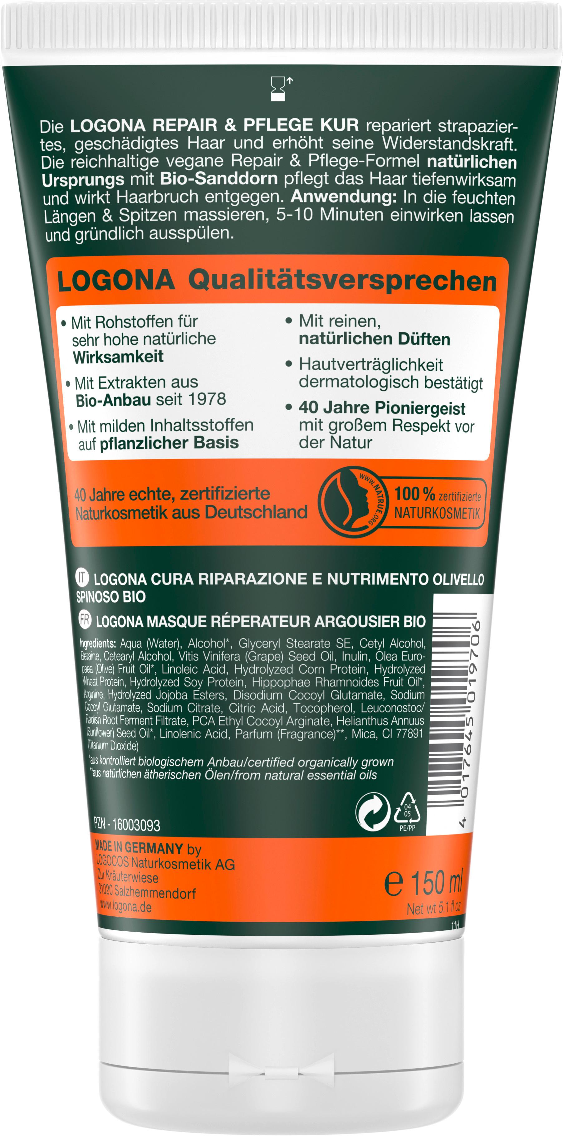 Produktbild LOGONA Repair&Pflege Kur Bio-Sanddorn 3 von 3