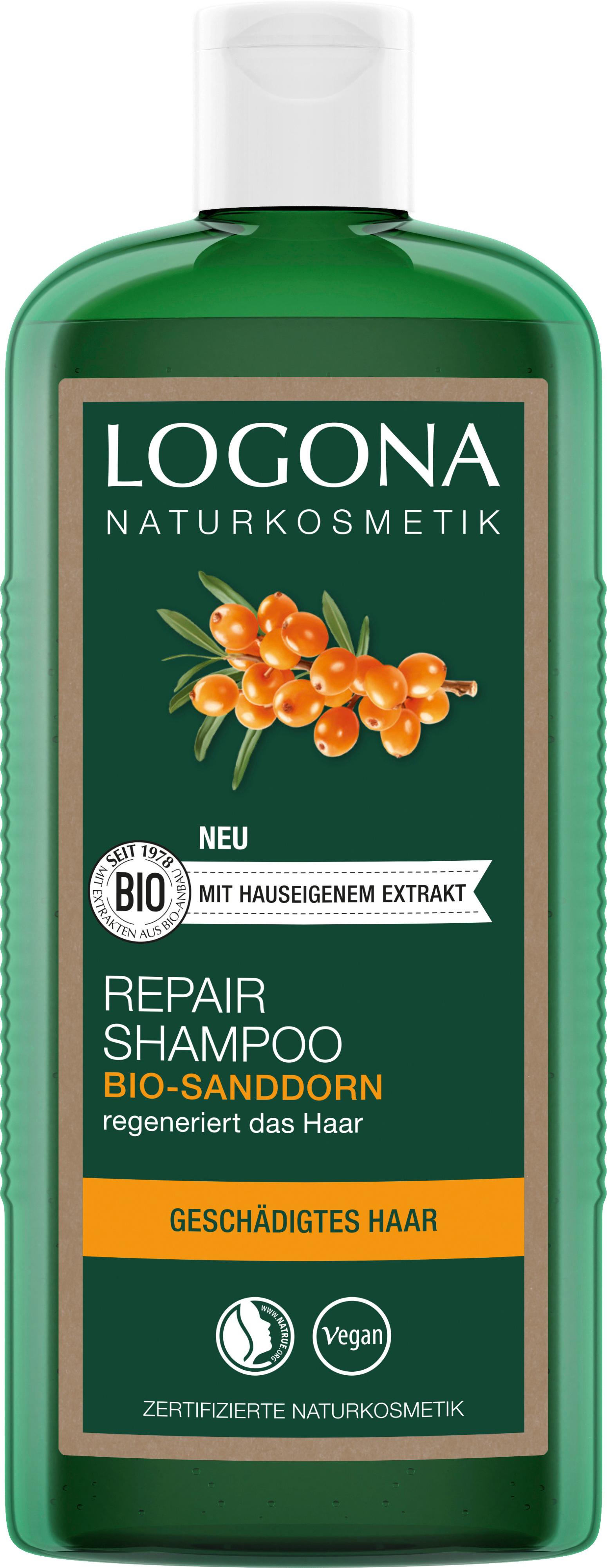 LOGONA Repair&Pflege Shampoo Bio-Sanddorn