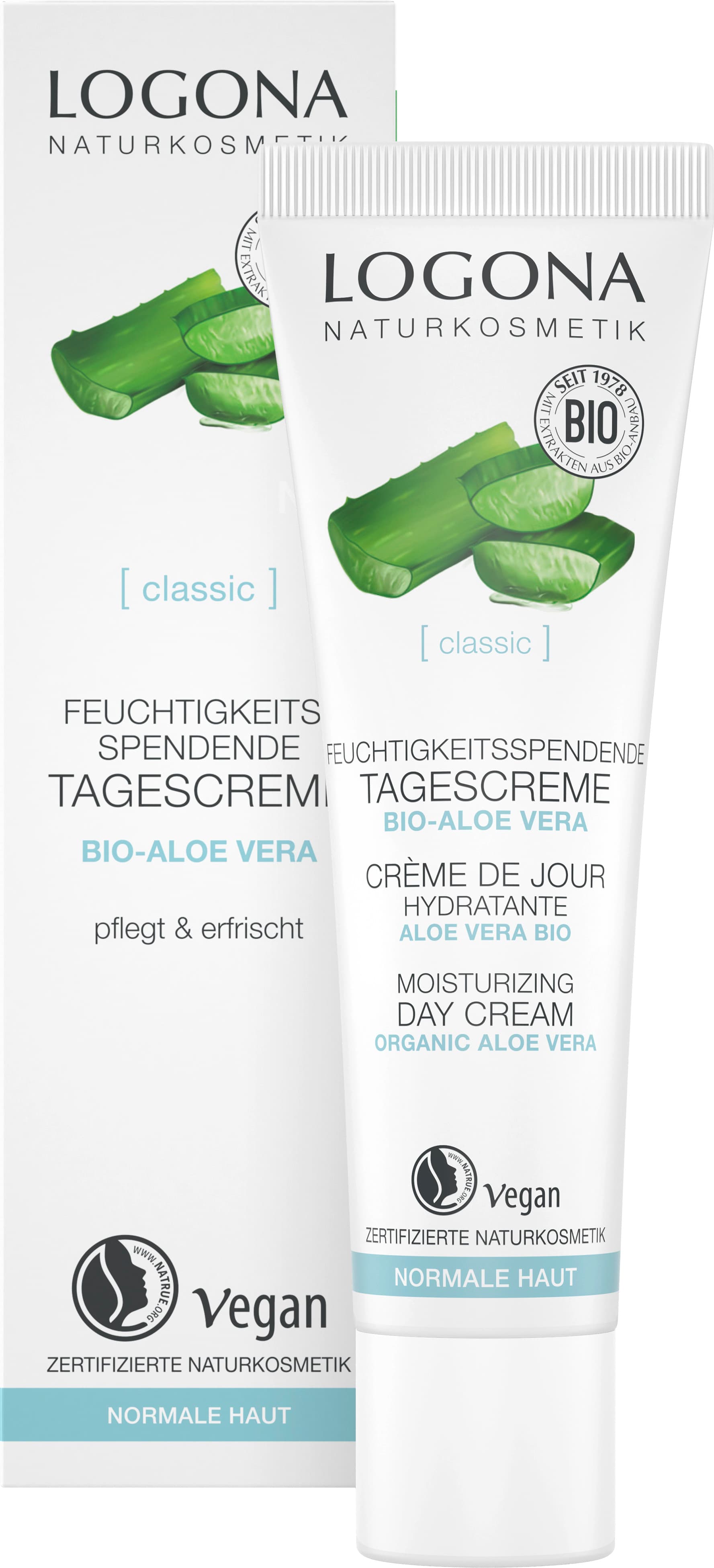 Produktbild LOGONA CLASSIC Feuchtigkeitsspendende Tagescreme Bio-Aloe Vera 5 von 9